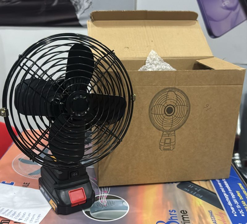 8" Lithium Rechargeable Fan